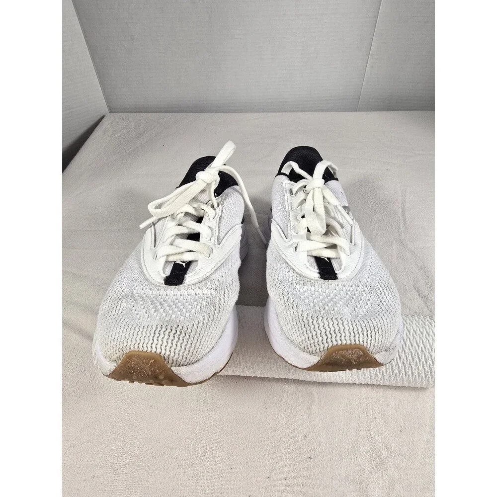 Puma Softride Mayve Wns White/Black Kids Road RunningJogging Shoes 310160-02 3.5